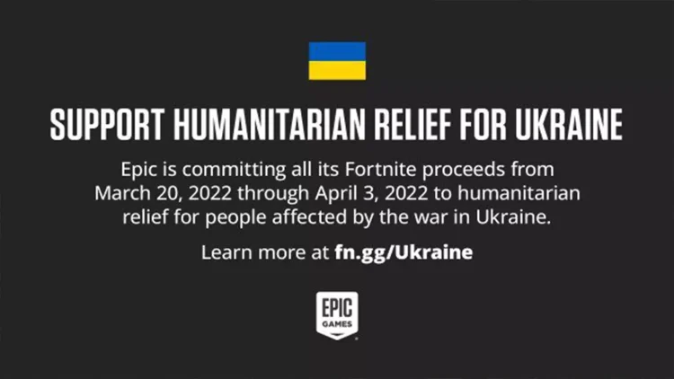 Fortnite collects as much money for Ukraine as whole countries