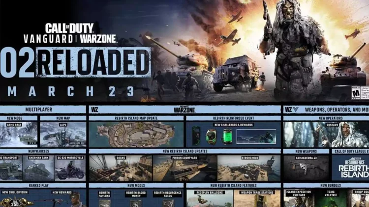 Season 2 Reloaded started - With event, map revamp, new weapon & more