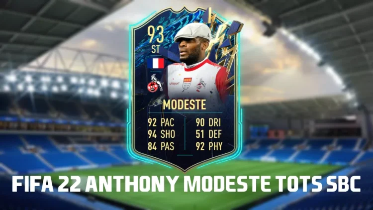 FIFA 22 Anthony Modeste Bundesliga TOTS SBC: Cheapest solutions and dynamic image!