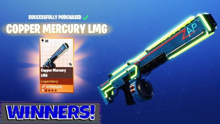 Weapons Fortnite - Mercury LMG