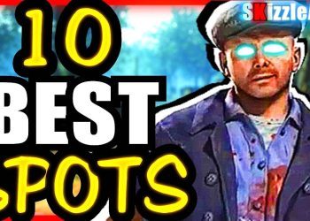 10 best training SPOTS in COD ZOMBIES - How To Get Better at Zombies (10 Best Zombies Training Spots