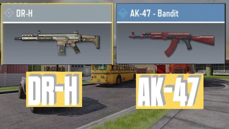 AK47 vs DR-H [Recoil, Damage & Range] Call Of Duty Mobile Gun Tips | WHICH IS BEST ASSAULT RIFLE?