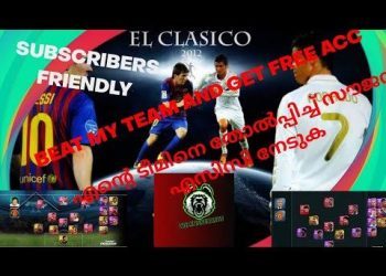 BEAT MY TEAM AND GET A FREE ACC #1 || Pes2021 Mobile ||