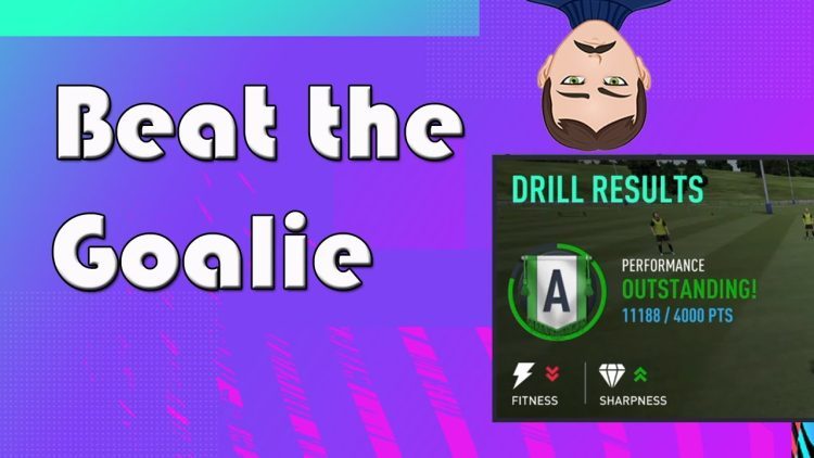 BEAT THE GOALIE - FIFA 21 How to Get an "A" Rating in Training