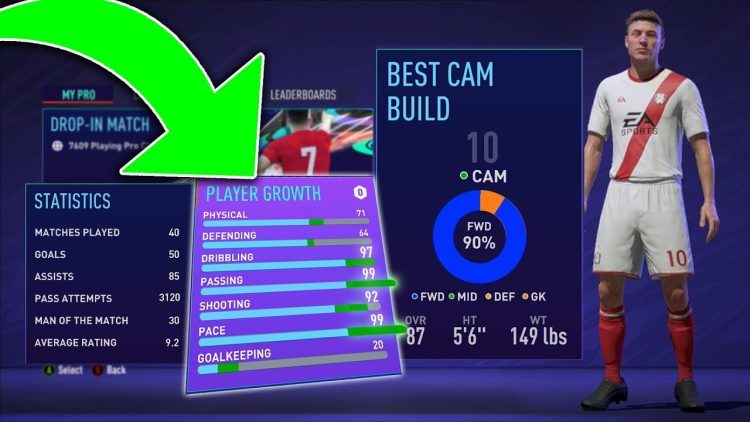 “BEST STARTER CAM Build”... (Traits / Tips) FIFA 21 Pro Clubs