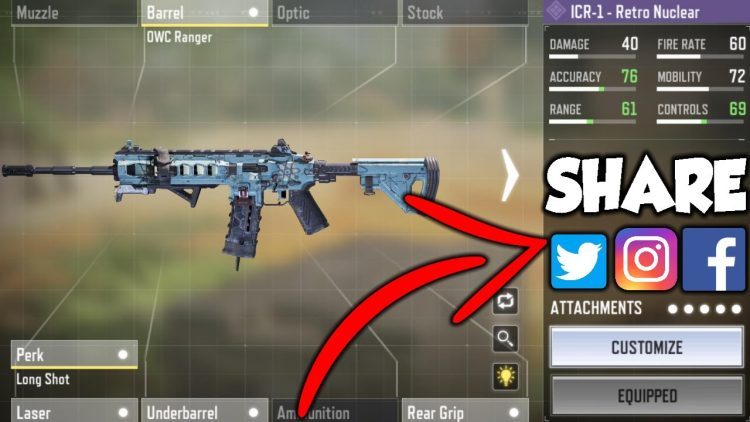 CoD loadouts Shareable on Social Media!!?