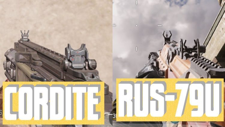 Call Of Duty: Mobile | RUS 79U Vs Cordite Comparison | WHICH IS BETTER SMG?