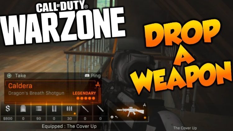 Call Of Duty: WARZONE Tips - Dropping Weapons For Teammates! (QUICK TIP)