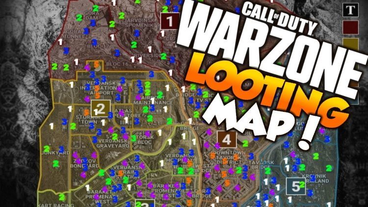 Call Of Duty: WARZONE Tips – Looting Rarity Locations! (HIGH Tier Loot Map)