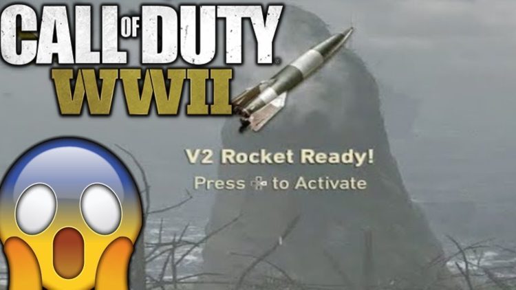 Call Of Duty WWII: Calling in a "V2 ROCKET" – Hidden Nuke Killstreak (25 GUNSTREAK)