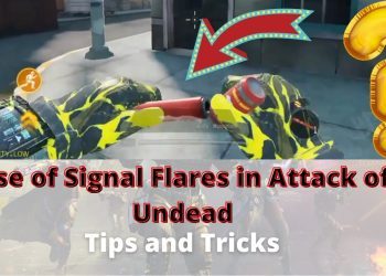 Use of signal flares in Attack of Undead mode