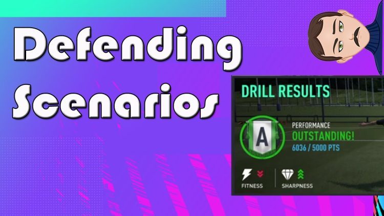 DEFENDING SCENARIOS - FIFA 21 How to Get an "A" Rating in Training