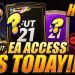 EA ACCESS IS TODAY! FIRST DAY WEB APP MARKET MOVES! FIFA 21 Ultimate Team
