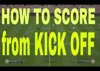 FIFA 15 how to score from KICK OFF