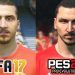 FIFA 17 vs PES 2017 Manchester United FACE COMPARISON (Ibrahimovic, Rooney, De Gea)