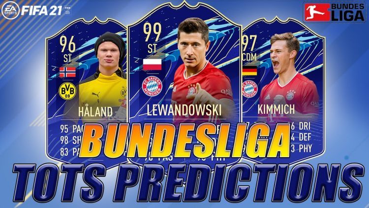 FIFA 21 BUNDESLIGA TOTS PREDICTIONS! BUNDESLIGA TEAM OF THE SEASON FUT 21!