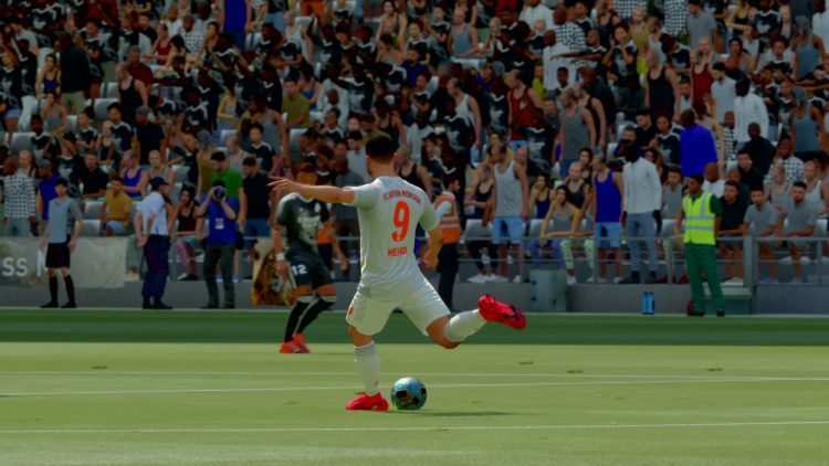 FIFA 21 Super long shot kickoff goal