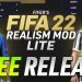 FIFER's FIFA 22 REALISM MOD LITE IS OUT! FREE RELEASE! INSTALLATION TUTORIAL!