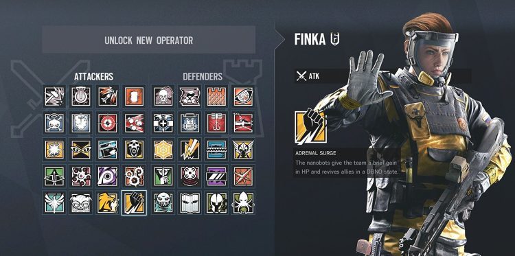 Rainbow6 Operator-FINKA
