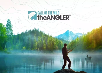 Fishing simulation presented in an open world