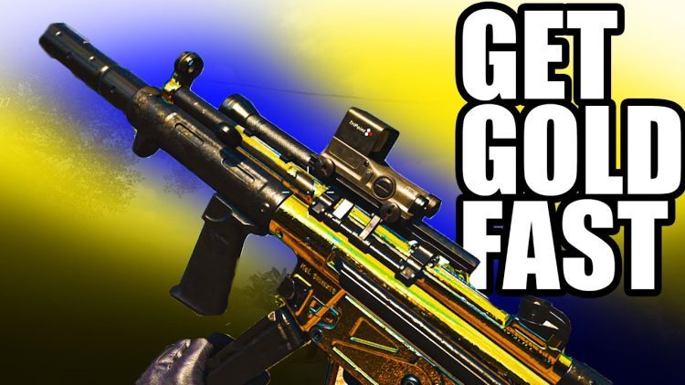 How to get gold camo fast COD