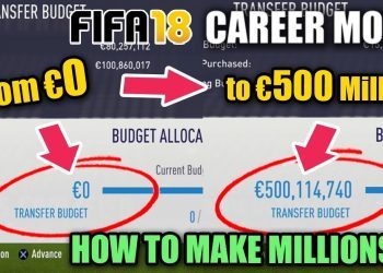 HOW to BE RICH in CAREER MODE (NEW METHOD Super Easy) - FIFA 18