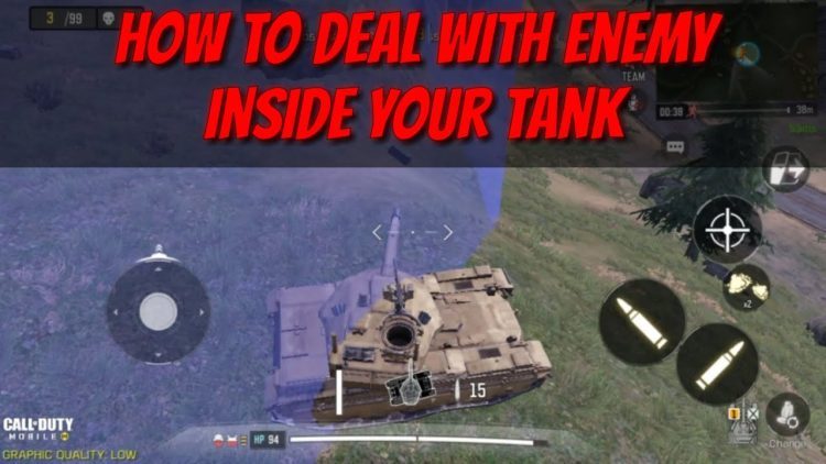 How To Kill The Enemy That is Inside Your Tank - Battle Royale Tips and Tricks - Call of Duty Mobile