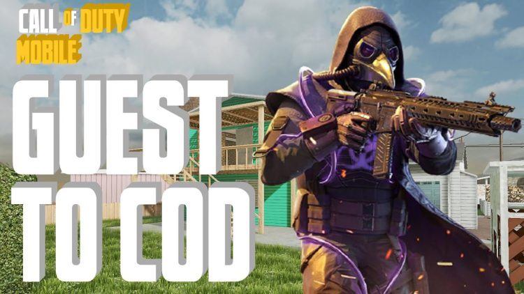 How to transfer guest account to COD account