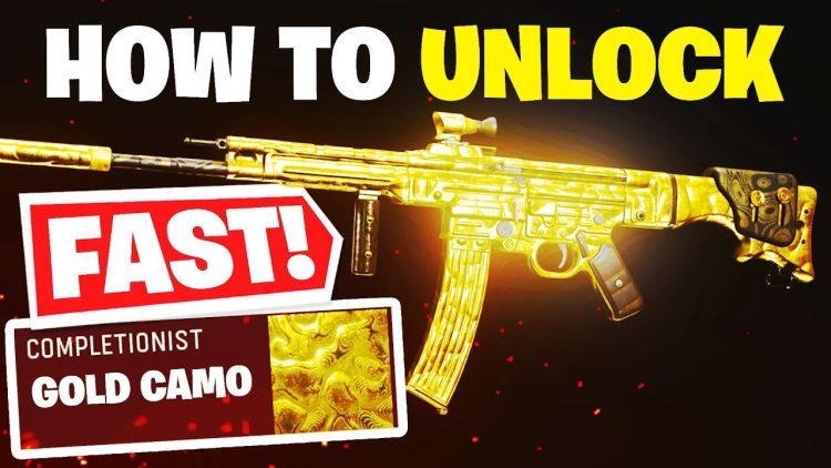 How to Unlock "GOLD CAMO" FAST in Vanguard! (Call of Duty Vanguard Unlocking Gold Camo Fastest Tips)
