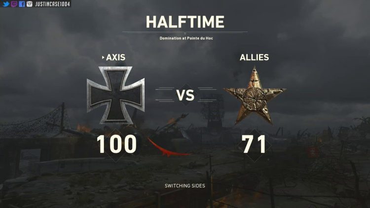 Live Call of Duty: WWII Domination Pointe Du Hoc Xbox ONE Multiplayer Gameplay justincase1004