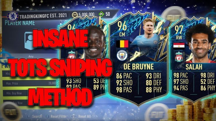 MAKE 500K PER DAY USING THIS TOTS SNIPING FILTER!!! INSANE FIFA 22 TRADING METHOD TO MAKE COINS FAST