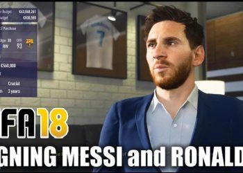 SIGNING MESSI AND RONALDO IN CAREER MODE - FIFA 18