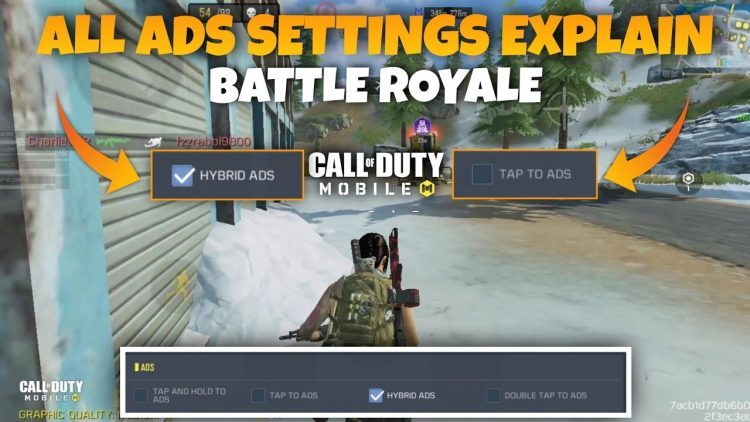 Which Type Of ADS Setting Is Best For Battle Royale ( Tips & Tricks ) Cod Mobile |