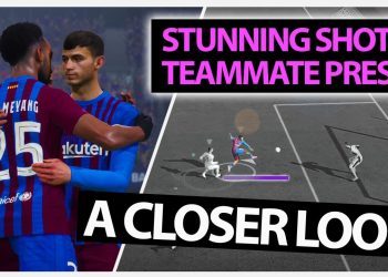 eFootball 2022 | A Closer Look at Stunning Shot & Team Press