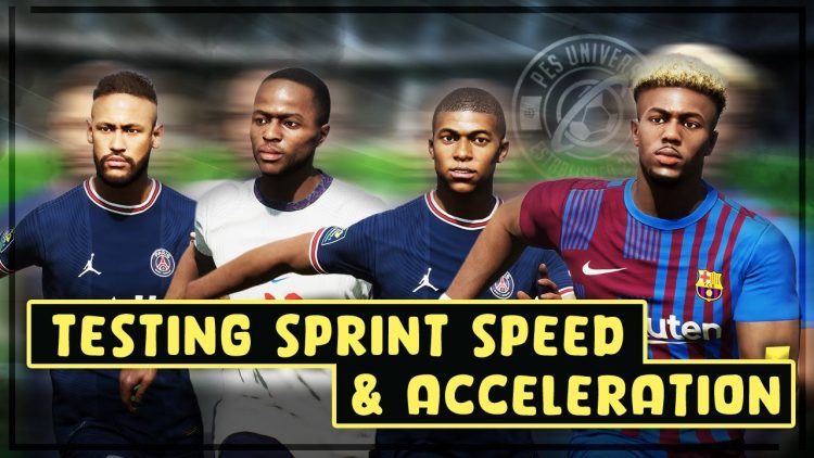eFootball 2022 | TESTING SPRINT vs ACCELERATION