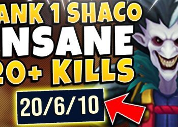#1 SHACO WORLD CRAZY 20+ KILL GAME (ABSOLUTE STOMP) - League of Legends