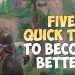 5 QUICK TIPS TO MAKE YOU A BETTER PLAYER (Fortnite Battle Royale)