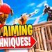 6 AIMING TECHNIQUES Pros Use That You Probably Don't! - Fortnite Tips & Tricks