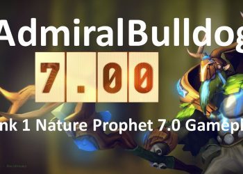 AdmiralBulldog Rank 1 Nature Prophet [ Pro dota 2 Gameplay ]