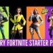 All Fortnite Starter Packs! The History of Fortnite Starter Packs!