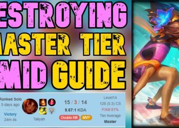 Autofilled Taliyah Mid Destroys Master Elo - Taliyah Gameplay Guide (Runes, Builds, Micro, Macro).