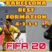 BARCELONA - BEST FORMATION, CUSTOM TACTICS & PLAYER INSTRUCTION! FIFA 20