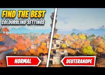 BEST Colorblind Settings To SEE THROUGH THE STORM In Under 1 Minute (Fortnite Tips & Tricks #Shorts)