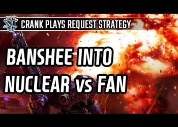 Banshee into Nuclear vs my fan l StarCraft 2: Legacy of the Void l Crank
