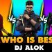 CR7 VS DJ ALOK VS K | BEST FREEFIRE CHARACTER | RONALDO VS DJ ALOK VS K | GARENA FREEFIRE