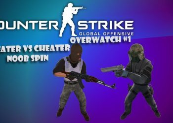CSGO Overwatch #1 - Cheater vs Cheater, Noob Spin