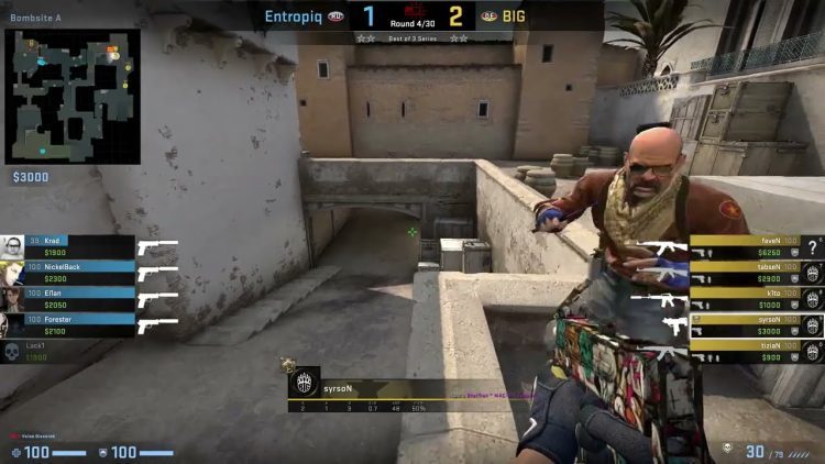 CS:GO POV Demo BIG syrsoN (28/15) vs Entropiq (de_dust2) @ Funspark ULTI 2021 Finals