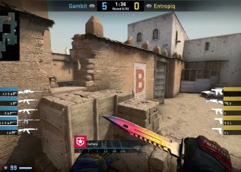 CS:GO POV Demo Gambit Nafany (25/10) vs Entropiq (de_dust2)
