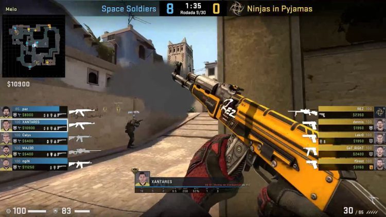 CS:GO POV Space Soldiers XANTARES (36/16) vs NiP | de_mirage @BLAST Pro Series Istanbul 2018