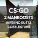 CS:GO [Tips] - 2MAN BOOST'S Helpful spots.Inferno,Dust2,Cobblestone - 2015